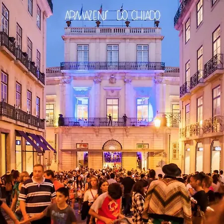 Chiado With View To The Castle *