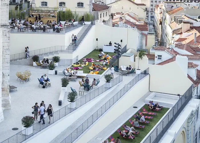 Chiado With View To The Castle *