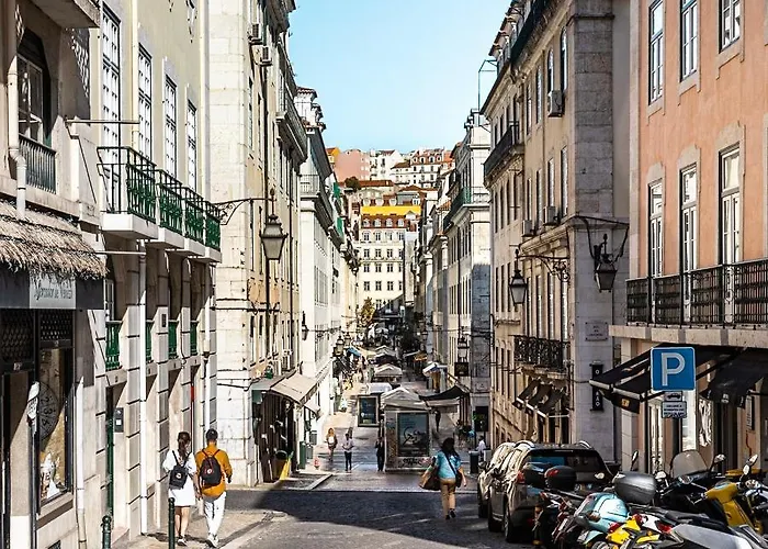 Chiado With View To The Castle