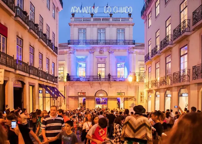 Chiado With View To The Castle *